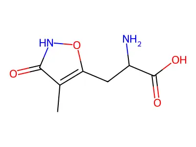 4-Methylhomoibotenic acid structure