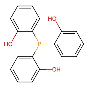 Tris(2-hydroxyphenyl)phosphine structure