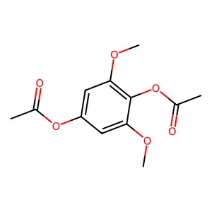 (4-Acetyloxy-3,5-dimethoxyphenyl) acetate structure