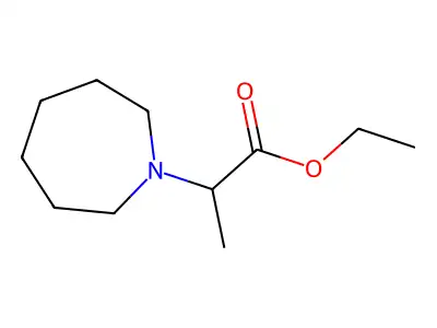 Ethyl 2-(azepan-1-yl)propanoate structure
