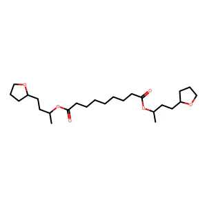 Bis[4-(oxolan-2-yl)butan-2-yl] nonanedioate structure