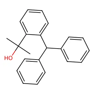 2-(2-Benzhydrylphenyl)propan-2-ol structure