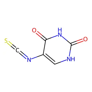 5-isothiocyanato-1H-pyrimidine-2,4-dione structure