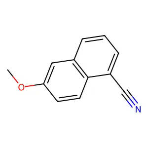 1-Cyano-6-methoxynaphthalene structure