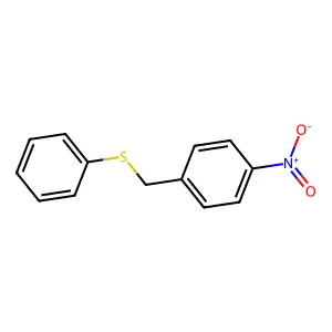 1-Nitro-4-[(phenylsulfanyl)methyl]benzene structure
