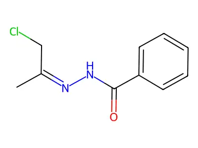 Benzoic acid,2-(2-chloro-1-methylethylidene)hydrazide structure
