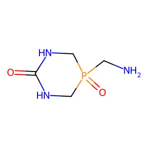 5-(Aminomethyl)-1,3,5-diazaphosphinan-2-one 5-oxide structure