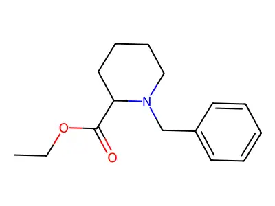 Ethyl 1-benzylpiperidine-2-carboxylate structure