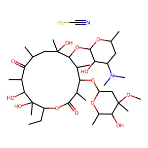 Erythromycin Thiocyanate structure