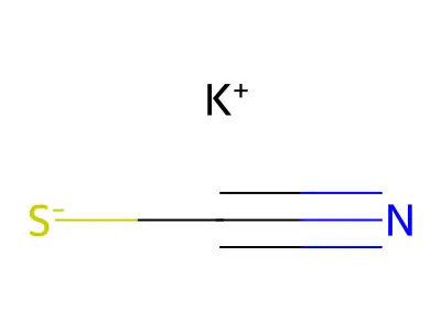 硫氰酸钾 structure