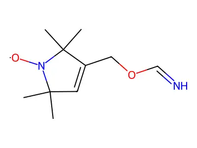 Methyl 3-imidate-2,2,5,5-tetramethylpyrroline 1-oxide structure