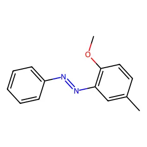 2-Methoxy-5-methylazobenzene structure