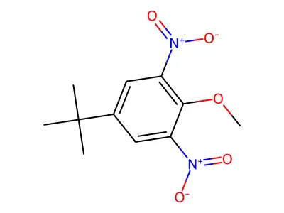 4-tert-Butyl-2,6-dinitroanisole structure