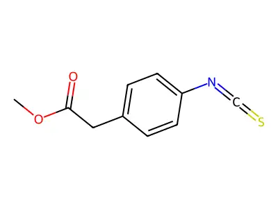 Methyl 2-(4-isothiocyanatophenyl)acetate structure