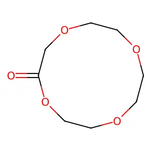 1,4,7,10-Tetraoxacyclododecan-2-one structure