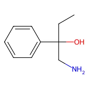 1-Amino-2-phenylbutan-2-ol structure