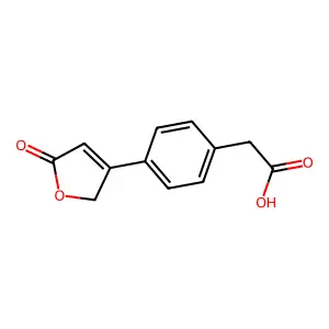 Phenylbutenolide acetic acid structure