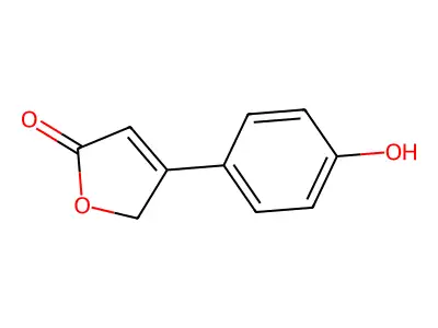 3-(4-hydroxyphenyl)-2H-furan-5-one structure