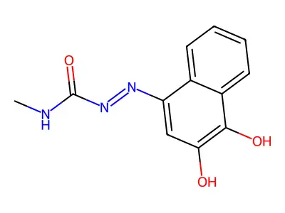 Hydrazinecarboxamide, 2-(3,4-dihydro-3,4-dioxo-4-naphthalenyl)-N-methyl- structure