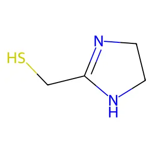 (4,5-dihydro-1H-imidazol-2-yl)methanethiol structure