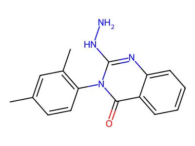 3-(2,4-Dimethylphenyl)-2-hydrazinyl-3,4-dihydroquinazolin-4-one structure