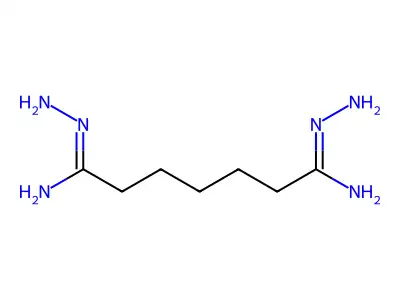 1-N',7-N'-diaminoheptanediimidamide structure