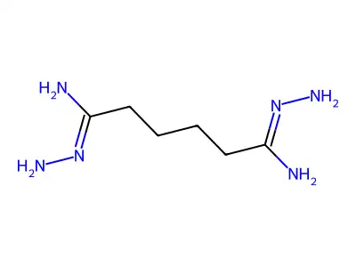 1-N',6-N'-diaminohexanediimidamide structure