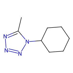 1H-Tetrazole, 1-cyclohexyl-5-methyl- structure