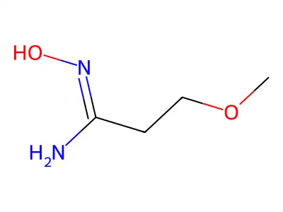 (1E)-N'-Hydroxy-3-methoxypropanimidamide hydrochloride structure
