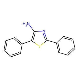 2,5-Diphenyl-1,3-thiazol-4-amine structure
