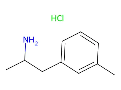 alpha,3-Dimethylbenzeneethanamine hydrochloride (1:1) structure
