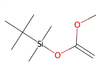 1-(tert-Butyldimethylsilyloxy)-1-methoxyethene structure
