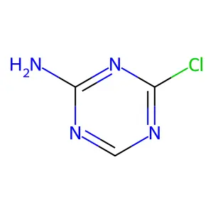 1,3,5-Triazin-2-amine, 4-chloro- structure