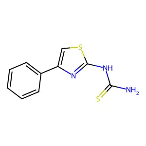 Thiourea, (4-phenyl-2-thiazolyl)- structure