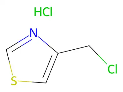 4-(Chloromethyl)-1,3-thiazole hydrochloride structure