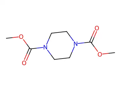 Dimethyl Piperazine-1,4-dicarboxylate structure