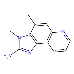 2-Amino-3,4-dimethylimidazo(4,5-f)quinoline structure