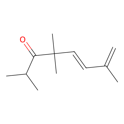 5,7-Octadien-3-one, 2,4,4,7-tetramethyl-, (E)- structure