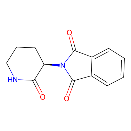 (R)-N-(2-Oxo-3-piperidyl)phthalimid structure