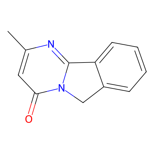 2-Methylpyrimido(2,1-a)isoindol-4(6H)-one structure