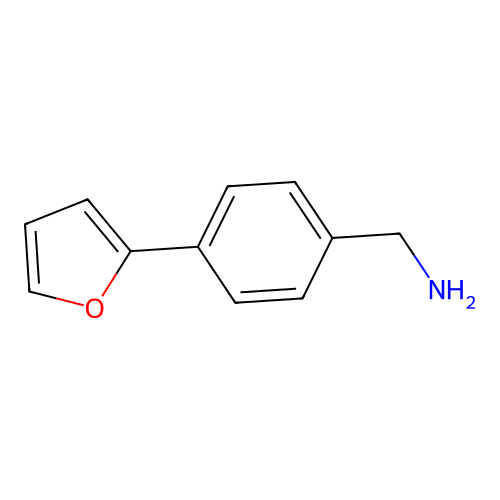 [4-(Furan-2-yl)phenyl]methanamine structure