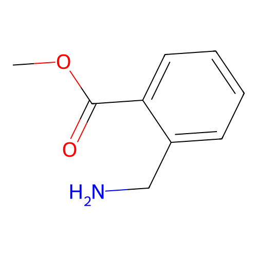 Methyl 2-(aminomethyl)benzoate structure