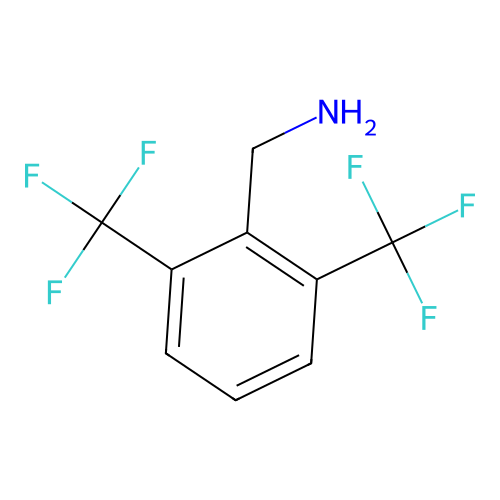 2,6-Bis(trifluoromethyl)benzylamine structure