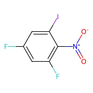 1,5-Difluoro-3-iodo-2-nitrobenzene structure