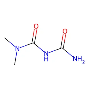 N,N-Dimethyl-2-imidodicarbonic diamide structure