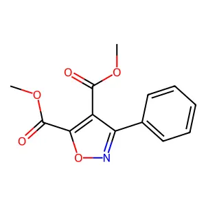 Dimethyl 3-phenyl-4,5-isoxazoledicarboxylate structure