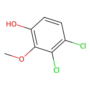 Phenol, 3,4-dichloro-2-methoxy- structure