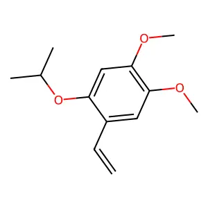 Benzene, 1-ethenyl-4,5-dimethoxy-2-(1-methylethoxy)- structure