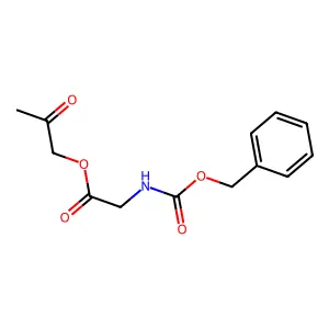 N-苄氧羰基甘氨酸丙酮酯 structure