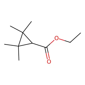 Ethyl 2,2,3,3-tetramethylcyclopropane-carboxylate structure